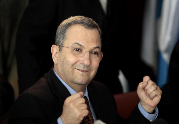 Israel's Defence Minister Ehud Barak attends a news conference at the Knesset, the Israeli parliament, in Jerusalem January 17, 2011. [Xinhua]