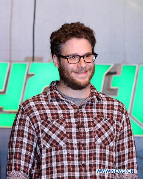 Actor Seth Rogen attends a press conference of the film 'The Green Hornet' in Seoul, South Korea, Jan 19, 2011.