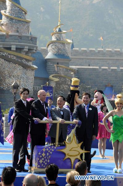 HK Disneyland celebrates 5th anniversary of operation