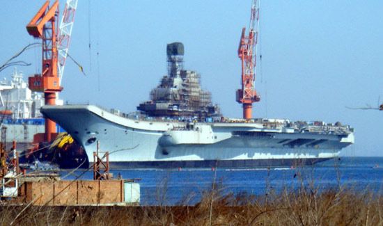 China aircraft carrier Varyag.