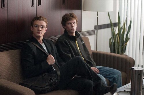 Sean Parker and Mark Zuckerberg in the movie 'The Social Network'