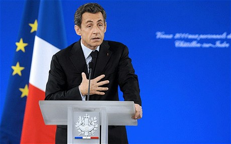 A hacker hijacked French President Nicolas Sarkozy's Facebook account and posted an announcement that he was abandoning plans to run for re-election.