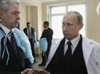Putin and Medvedev visit blast victims