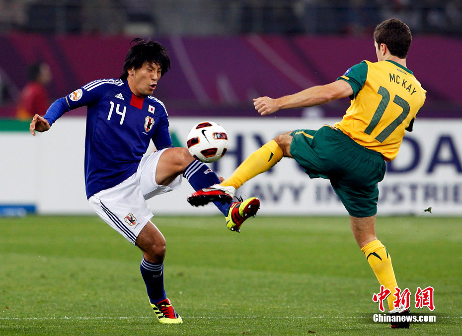 Japan wins the final match of AFC Asian Cup against Australia 1-0 in Doha, Qatar, Saturday, Jan. 29, 2011. [Photo/Chinanews.com]