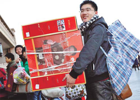 Rising cost of returning home for Spring Festival
