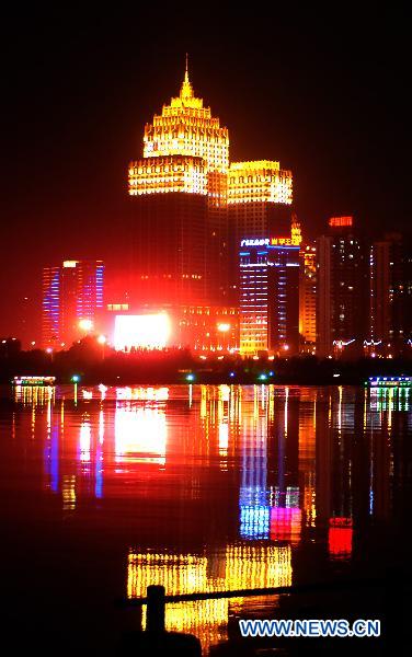 File photo taken on Aug. 30, 2009 shows the Dynasty Wanxin building complex in Shenyang, capital of northeast China's Liaoning Province.