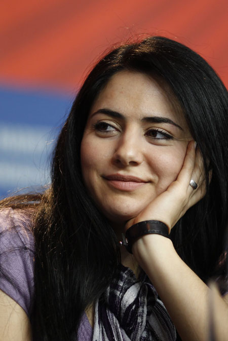 Script author Nesrin Samdereli attends a news conference to promote the movie 'Almanya - Willkommen in Deutschland ' (Welcome to Germany) at the 61st Berlinale International Film Festival in Berlin February 12, 2011. The Berlinale International Film Festival runs from February 10 to 20, 2011.