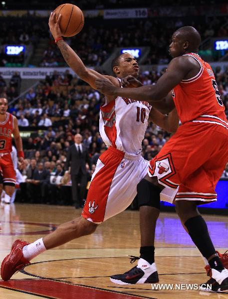 NBA: Raptors Beat Bulls 118-113 - China.org.cn