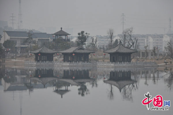 Apricot Village, with the history of more than 1,300 years, is located in the western suburbs of Chizhou,Anhui Province. [Photo by Wang Wei] 