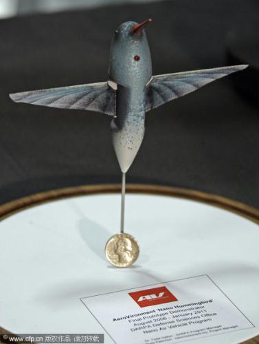 US aerospace company, AeroVironment, has revealed its high-tech hummingbird-like 'nano aircraft'. 