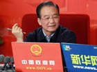 Chinese Premier Wen Jiabao chats online with netizens