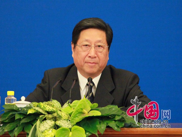 NPC press conference on blueprint of 12th Five-Year Plan at 14:00, March 6. Zhang Ping, minister of the National Development and Reform Commission.[China.org.cn]