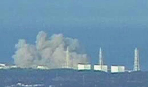 An explosion occurred at Japan's Fukushima No.1 nuclear on Saturday. [Xinhua]