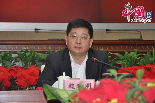 Wei Xiaoming, deputy mayor of Hefei, the capital of Anhui Province. [Wang Wei/China.org.cn]
