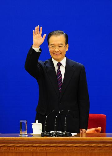 Chinese Premier Wen Jiabao met the press.