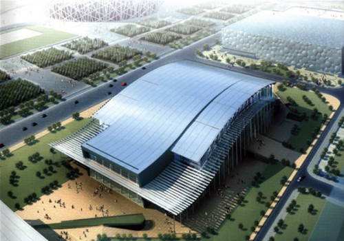 National Indoor Stadium, one of the 'Top 10 modern architecture marvels in Beijing' by China.org.cn.