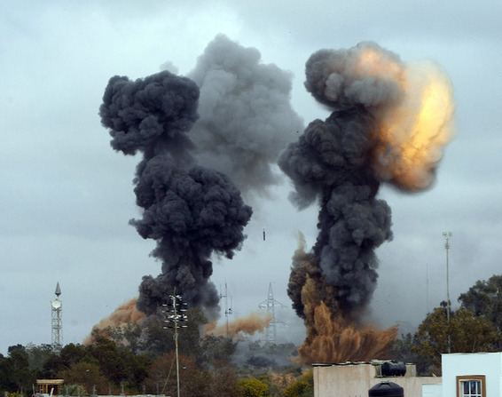 Air strikes against Libya 