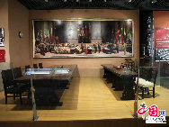 The museum is situated in Wanping County near the Lugou Bridge where the July 7th Event took place. Set up in 1987, the museum is composed of three comprehensive halls, three specialized halls (atrocities of Japanese army, the People's war, and the anti-Japanese heroes) and one half-panorama art gallery. [Photo by Hai Jun]