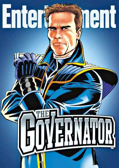 Three months after completing his second term as California governor, Arnold Schwarzenegger is making a comeback as a cartoon superhero version of himself, The Governator.