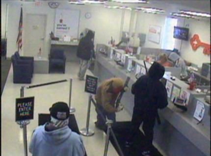 Bank robberies in the United States take place most often in mid-morning, on Fridays and in southern and western states, according to government statistics released Tuesday.