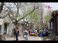 Nanluoguxiang in spring. [China.org.cn by Li Xiaohua]