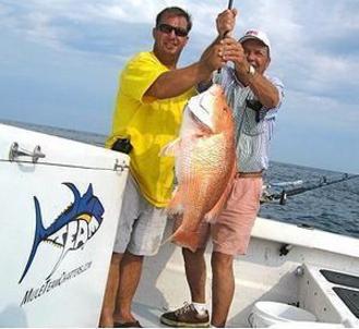 Most Gulf waters were already open. This red snapper was pulled from waters offshore of Louisiana March 3, 2011. [Environment News Service]