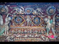 The Yungang Grottoes, with a history of more than 1,500 years, is one of the largest cave clusters in China. Located in the north cliff of Wuzhou Mountain, Datong, the grottoes, composed of 53 caves and over 51,000 stone statues, represent the Chinese Buddhist cave art from the period of 460-525 AD. It also encompasses Indian Buddhist art, Greek and Roman architectural characteristics, indicating ancient China's cultural exchange and relationship with diverse world civilizations.[China.org.cn]