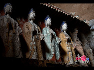 The Yungang Grottoes, with a history of more than 1,500 years, is one of the largest cave clusters in China. Located in the north cliff of Wuzhou Mountain, Datong, the grottoes, composed of 53 caves and over 51,000 stone statues, represent the Chinese Buddhist cave art from the period of 460-525 AD. It also encompasses Indian Buddhist art, Greek and Roman architectural characteristics, indicating ancient China's cultural exchange and relationship with diverse world civilizations.[China.org.cn]