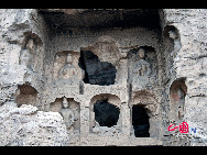 The Yungang Grottoes, with a history of more than 1,500 years, is one of the largest cave clusters in China. Located in the north cliff of Wuzhou Mountain, Datong, the grottoes, composed of 53 caves and over 51,000 stone statues, represent the Chinese Buddhist cave art from the period of 460-525 AD. It also encompasses Indian Buddhist art, Greek and Roman architectural characteristics, indicating ancient China's cultural exchange and relationship with diverse world civilizations.[China.org.cn]