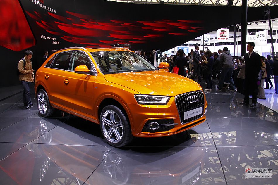 The Audi Q3 is unveiled at the 2011 Shanghai Auto Show. Started from April 20, 2011, more than 1,000 car models from about 20 countries are on display at the show and 75 of them are making their world premiere. [Sina.com]