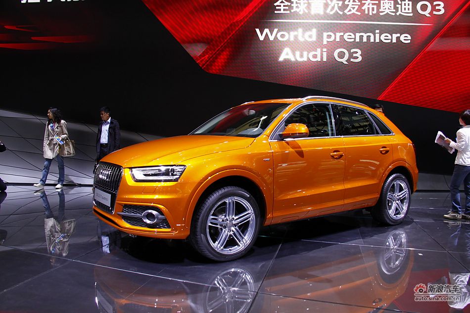 The Audi Q3 is unveiled at the 2011 Shanghai Auto Show. Started from April 20, 2011, more than 1,000 car models from about 20 countries are on display at the show and 75 of them are making their world premiere. [Sina.com]