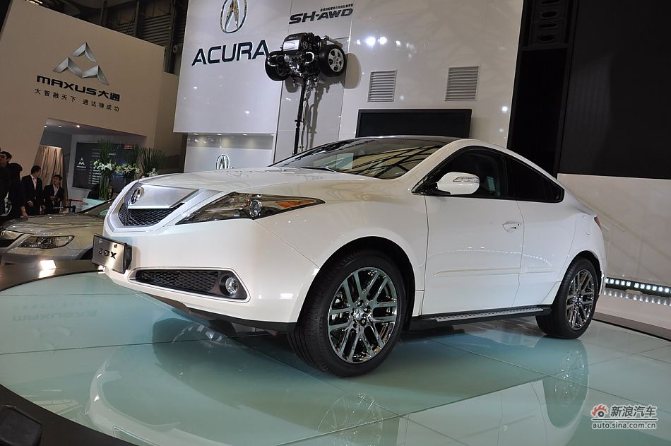 The Acura ZDX is unveiled at the 2011 Shanghai Auto Show. Started from April 20, 2011, more than 1,000 car models from about 20 countries are on display at the show and 75 of them are making their world premiere. [Sina.com]