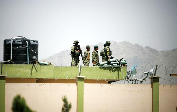 kabul airport pictures. an airport gate in Kabul,