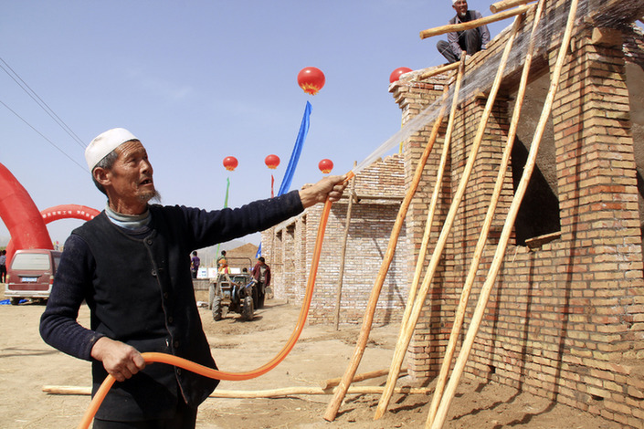 The construction of housing for migrants starts in Ningxia