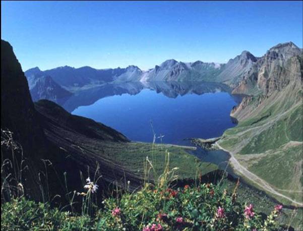 Wudalianchi National Park in Heilongjiang province,north China.