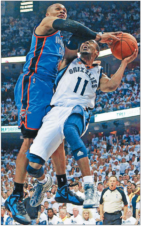Thunder tie series with Memphis
