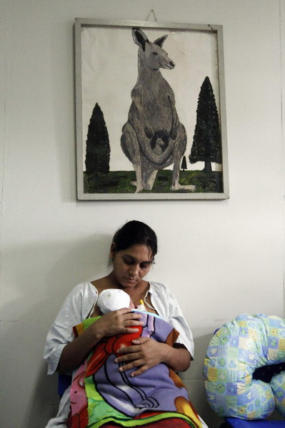 'Kangaroo Care' benefits newborns