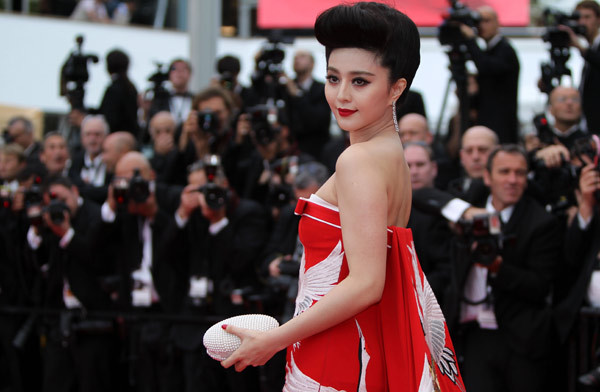 Chinese actress Fan Bingbing is at the 64th Cannes Film Festival in Cannes, France, on May 11, 2011. The 64th Cannes Film Festival is held from May 11 to 22.