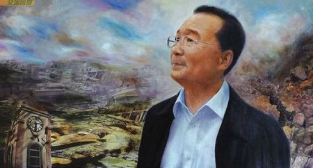 An oil painting drawn by Feng Ming