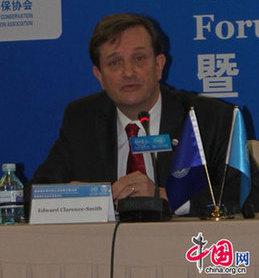 Edward Clarence-Smith, representative of the United Nations Industrial Development Organization (UNIDO) in China. [Wang Wei/China.org.cn]
