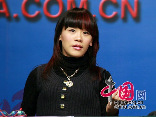 Sang Lan, former Chinese gymnast paralyzed in an accident at the 1998 Goodwill Games in New York.