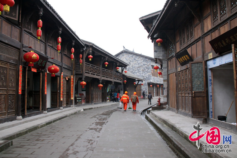 Shuimo Town is sporting a brand new look.[China.org.cn] 