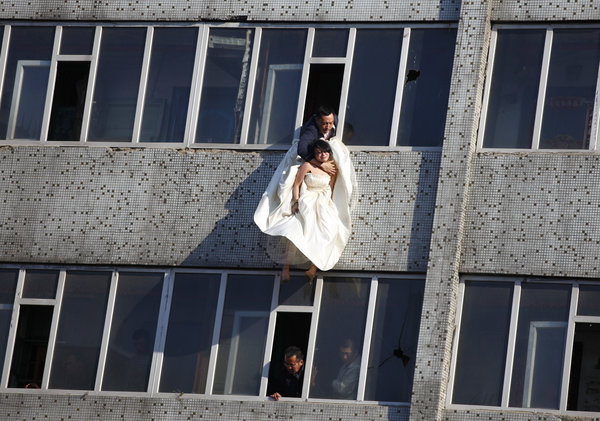 Bride who attempts suicide rescued