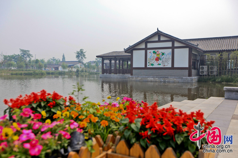 Nianhua village in Mianzhu City is sporting a brand new look after the earthquake.