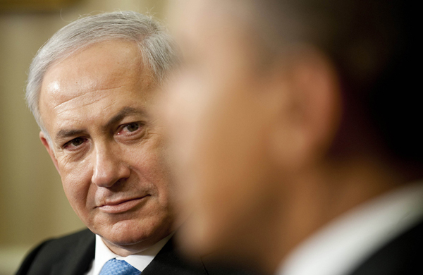 U.S. President Barack Obama meets with Israel's Prime Minister Benjamin Netanyahu in the Oval Office at the White House in Washington, May 20, 2011. 