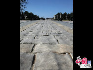 The Lugou Bridge, also known as the Marco Polo Bridge, is a famous stone bridge located 15 km southwest of the Beijing city center across the Yongding River. Situated at the eastern end of the bridge is the Wanping Fortress, a historic 17th century fortress. The Lugou Bridge is well-known because it was highly praised by the Venetian traveler Marco Polo during his visit to China in the 13th century, and for the Marco Polo Bridge incident, which marked the beginning of the Sino-Japanese War (1937-1945).