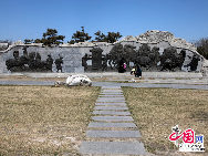 The Lugou Bridge, also known as the Marco Polo Bridge, is a famous stone bridge located 15 km southwest of the Beijing city center across the Yongding River. Situated at the eastern end of the bridge is the Wanping Fortress, a historic 17th century fortress. The Lugou Bridge is well-known because it was highly praised by the Venetian traveler Marco Polo during his visit to China in the 13th century, and for the Marco Polo Bridge incident, which marked the beginning of the Sino-Japanese War (1937-1945).