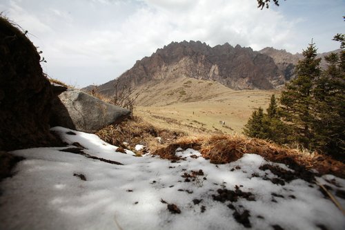 Helan Mountain saw snowfalls in May