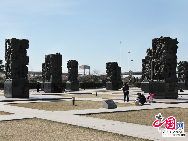 The Sculpture Garden of China's Anti-Japanese War was built since 1995 and was finished in 2000, in honor of the 55th anniversary of China's Anti-Japanese War. The garden has served as a patriotism educational base in Beijing. The garden is located in Fengtai District of Beijing, covering an area of 20 hectares.
