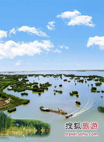 Sand Lake in Ningxia